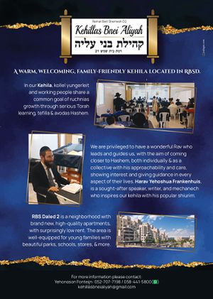 Bnei Aliyah Flyer